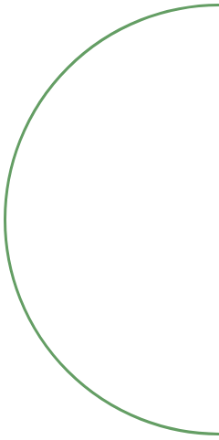 symbol circle cut off right side